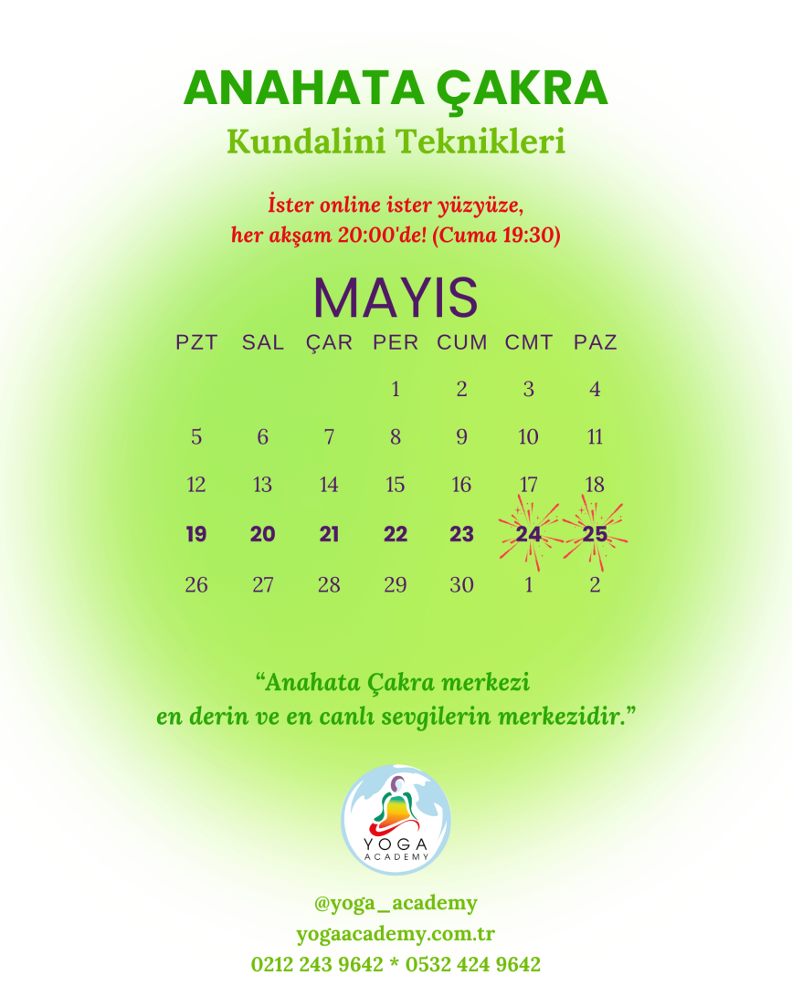 ÇAKRA ÇALIŞMALARI