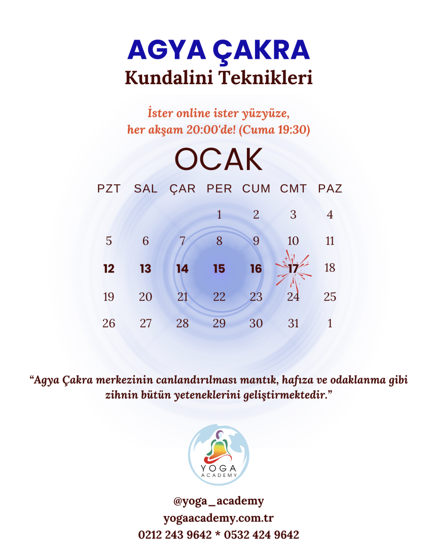 ÇAKRA ÇALIŞMALARI