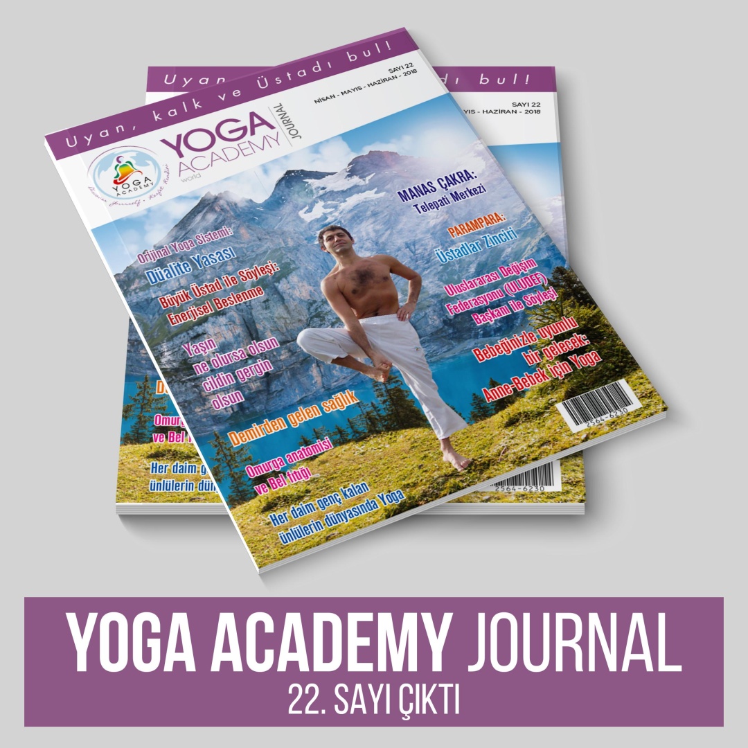 YOGA ACADEMY JOURNAL’ın 22. SAYISI ÇIKTI!!!